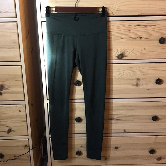 Z By Zella Olive Green Full Length Leggings Size Small - Picture 3 of 9